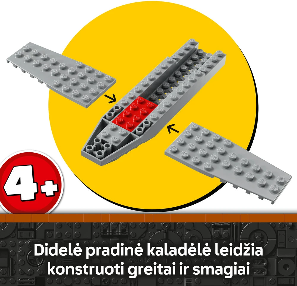 LEGO® Star Wars Mando ir Grogu kovos erdvėlaivis N-1 (75410)