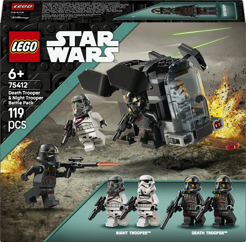 LEGO® Star Wars Mirties kario ir nakties kario kovos pakuotė (75412)