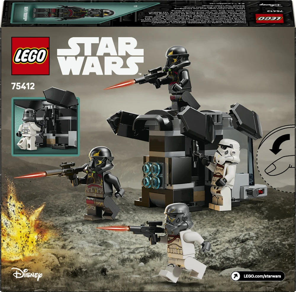 LEGO® Star Wars Mirties kario ir nakties kario kovos pakuotė (75412)