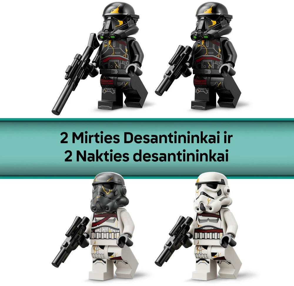LEGO® Star Wars Mirties kario ir nakties kario kovos pakuotė (75412)