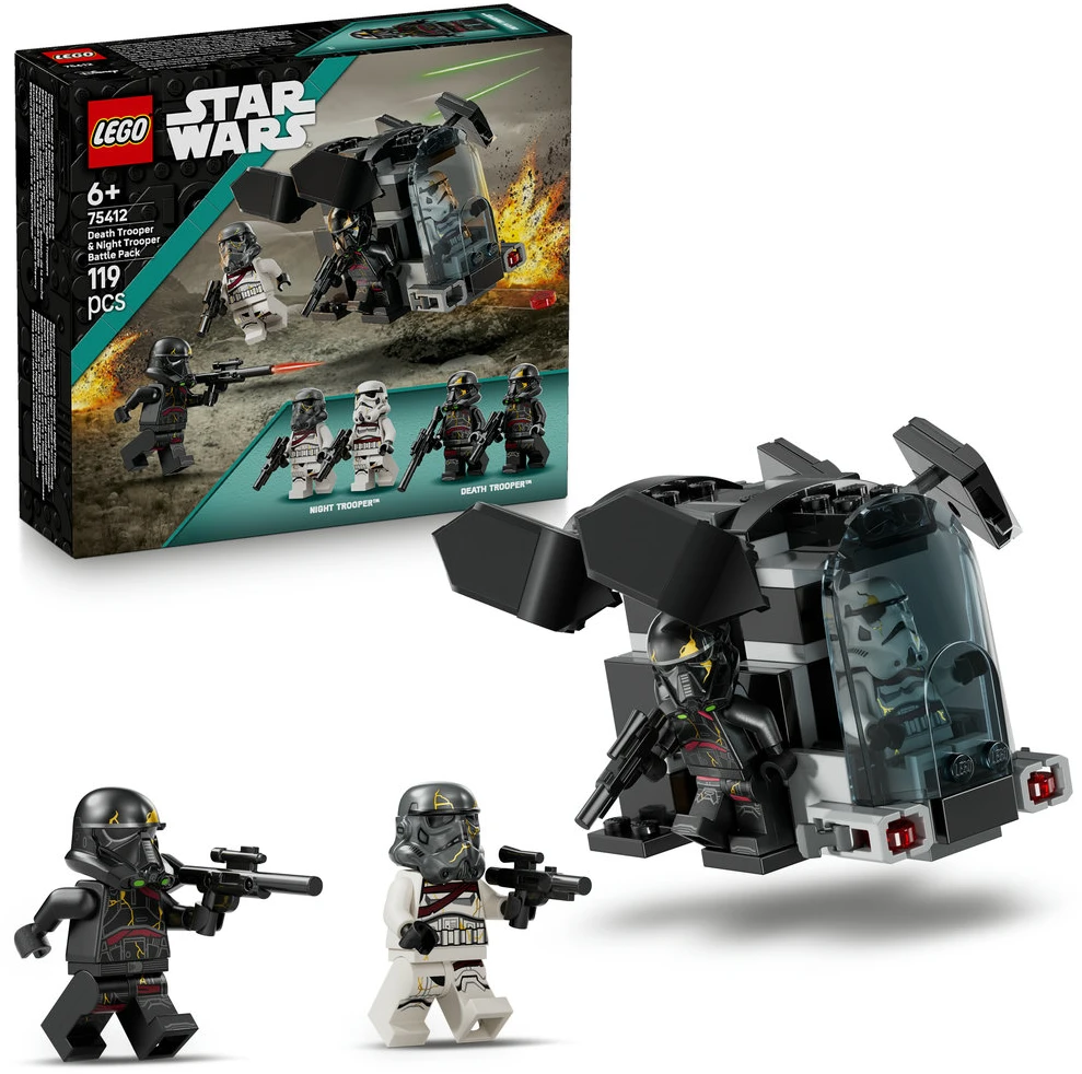 LEGO® Star Wars Mirties kario ir nakties kario kovos pakuotė (75412)