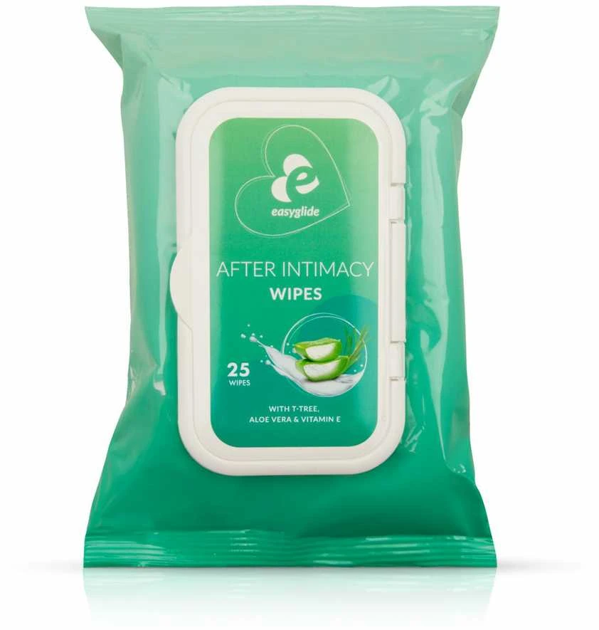 EasyGlide servetėlės po intymių lytinių santykių, 25 vnt.