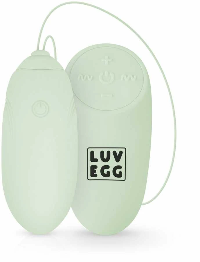 Luv Egg Egg stimuliuojantis makšties kiaušinėlį, nuotolinio valdymo pultas, 12 režimų