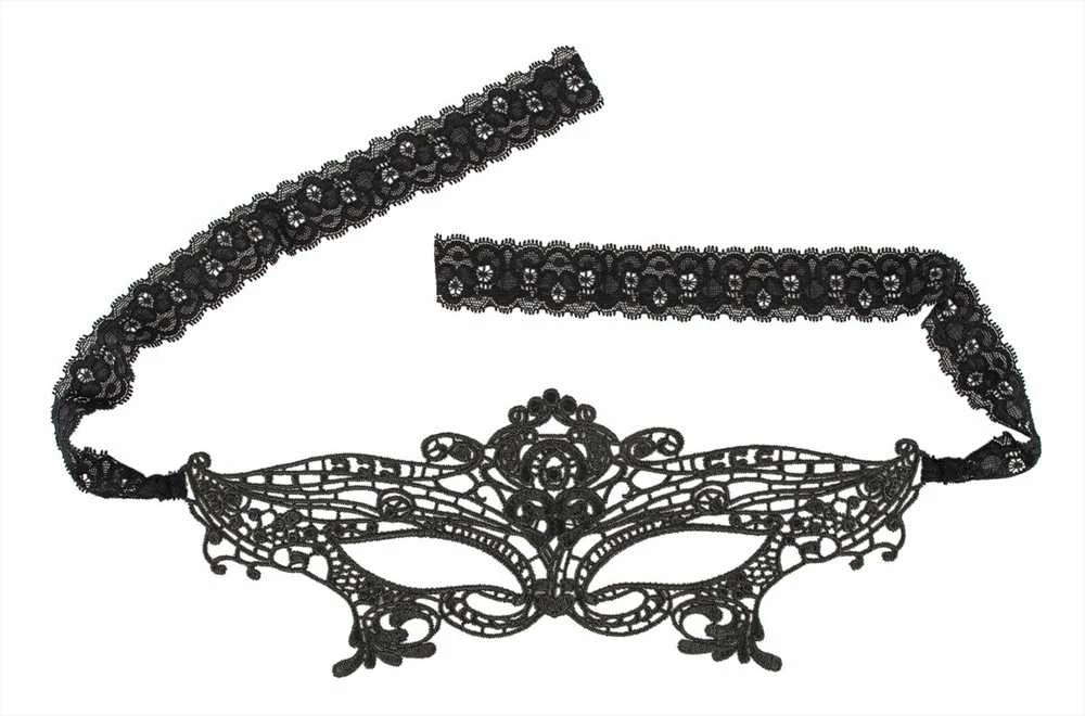 Cottelli Accessoires nėriniuota akių kaukė