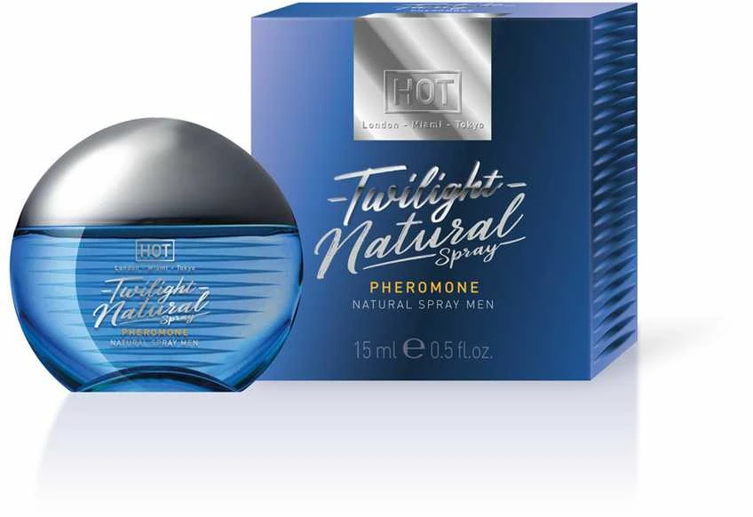 HOT Twilight – feromoninis natūralus purškiklis vyrams – 0,5 fl uncijos / 15 ml