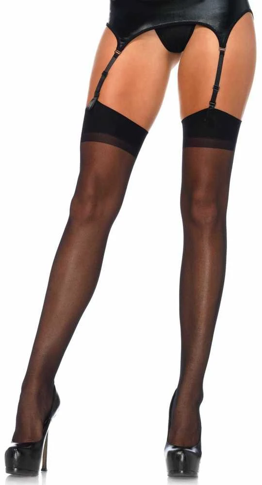 Leg Avenue Permatomos užpakalinės siūlės kojinės