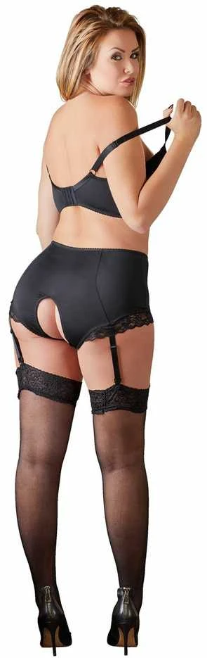 Cottelli Curves Open Suspender Briefs XL