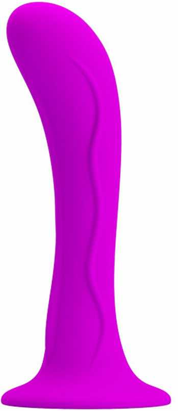 Pretty Love Silikoninis analinis kištukas su siurbtuku, unisex kamščiu