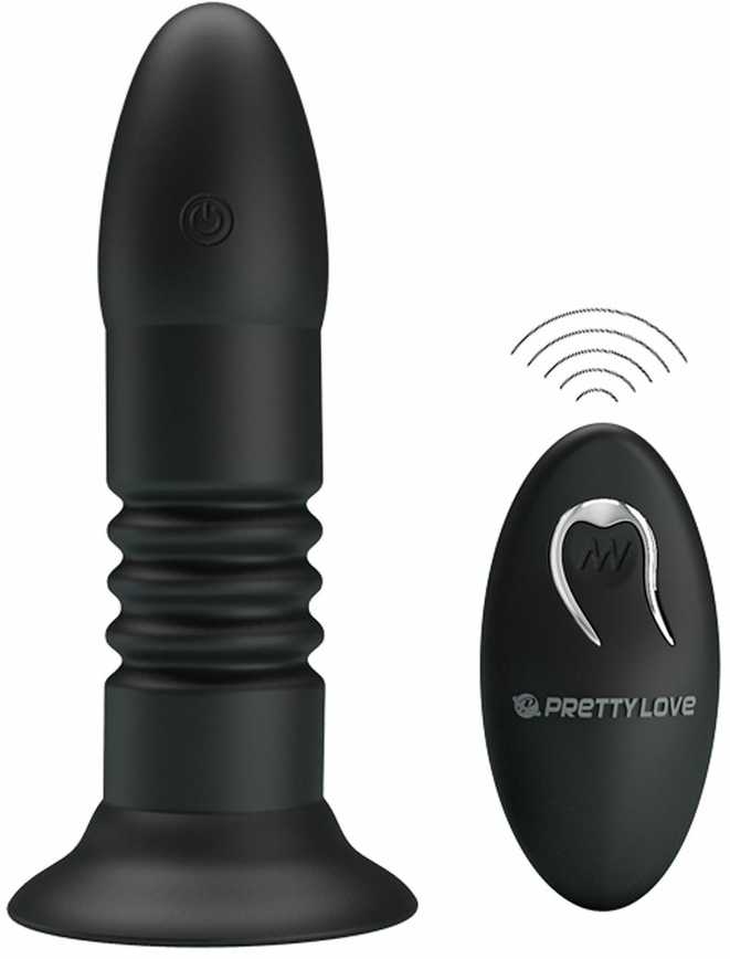 „Pretty Love“ stumdomas analinis kaištis su siurbtuku seksui