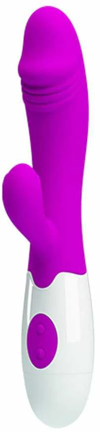 Pretty Love Flirtation Pretty Love Bunny vibratorius su sex masažuoklis 19cm 30 režimų