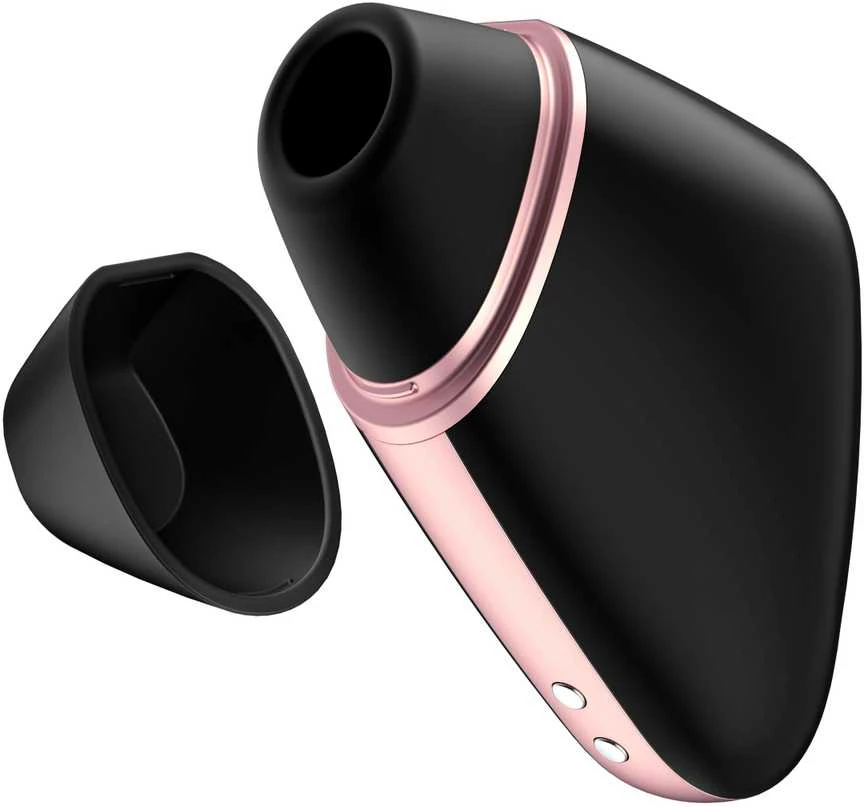 SATISFYER MEILĖS TRIKAMPIS CONNECT APP Juodas