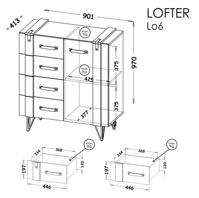 Dolmar Komoda LOFTER LO6
