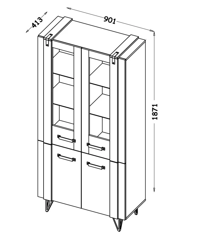 Dolmar Vitrina LOFTER LO3