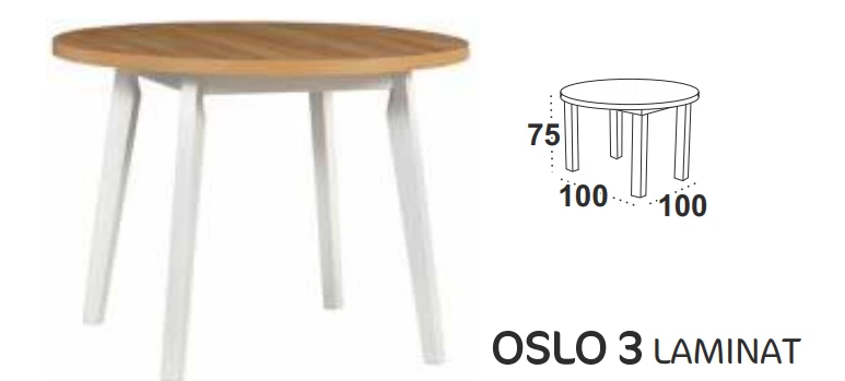 Drewmix Stalas OSLO III
