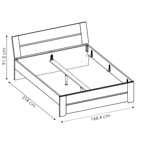 Extom ANGEL lova typ 92 160 cm.