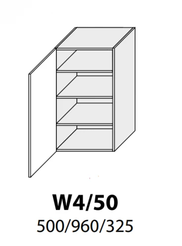 Extom Pakabinama spintelė Sidabrinis W4 50