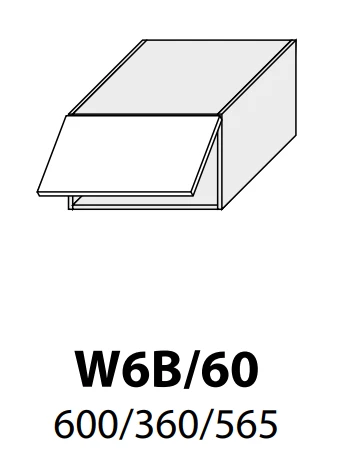 Extom Pakabinama spintelė Sidabrinis W6B 60