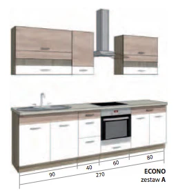 Fadome ECONO virtuvinis komplektas A