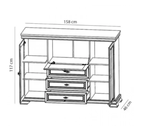 Gala Komoda KORA KK6