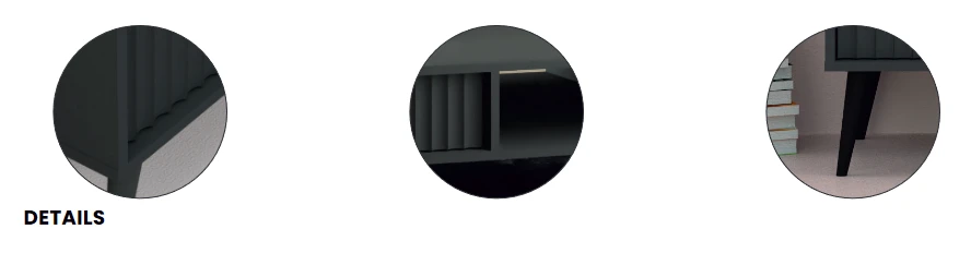 Intermeble Komoda BARCELONA 1D3S