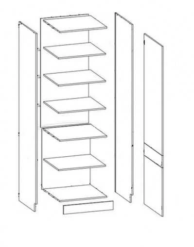 Liveo Pastatoma spintelė MODENA MD22/D60C