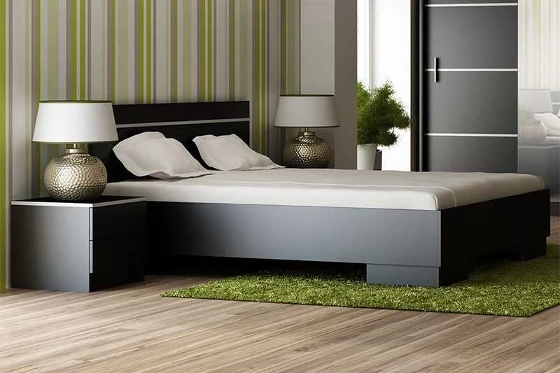 Lova VISTA 160 cm STOLAR juoda