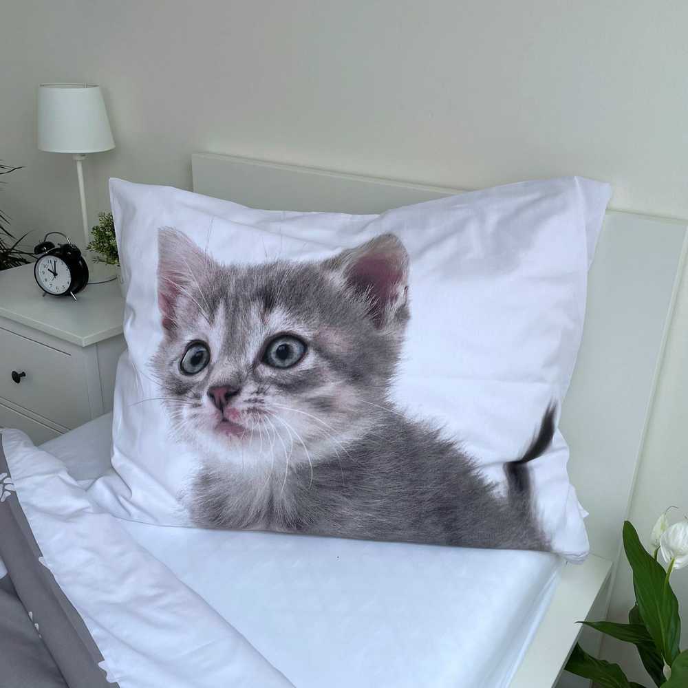 Patalynė medvilnė 140x200 Kotki kitty cat ball 6572 pagalvės užvalkalas 70x90