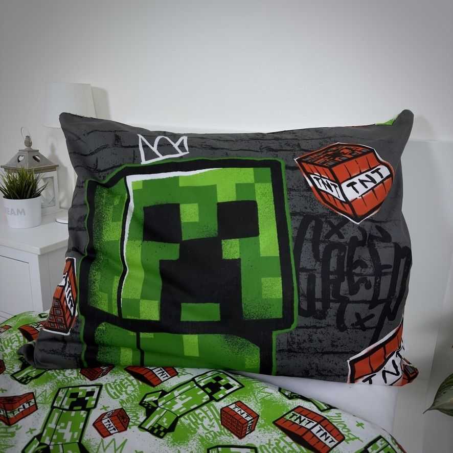 Patalynė bawełniana 140x200 Minecraft 1926 Metro Art. poszewka 70x90 JF 02