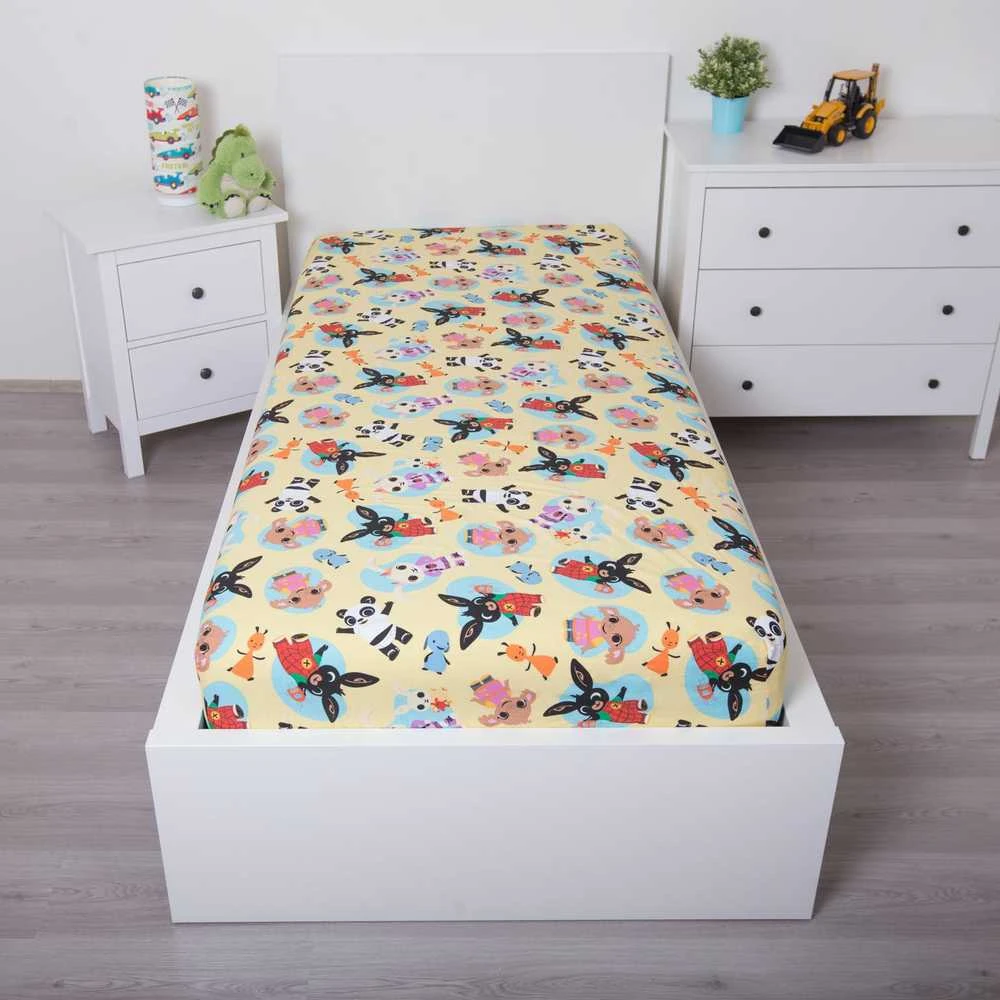Fitted sheet Bunny Bing 051