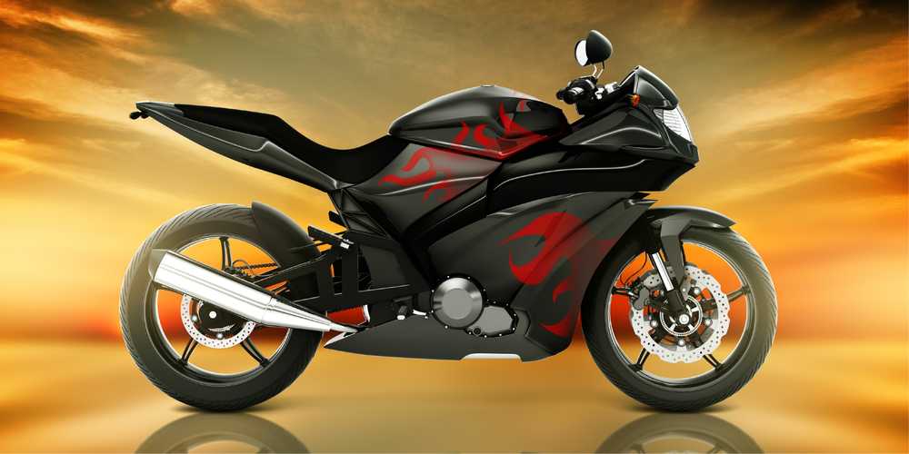 Motorbike "Raudona" Vaikiškas rankšluostis, 70x140 cm