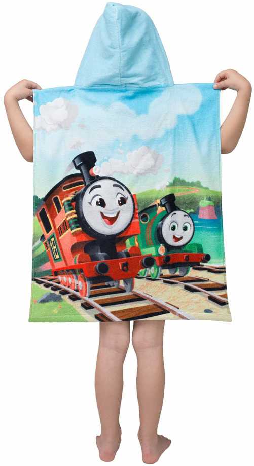 Thomas and Friends 06 Vaikiškas rankšluostis-pončas, 50x115 cm