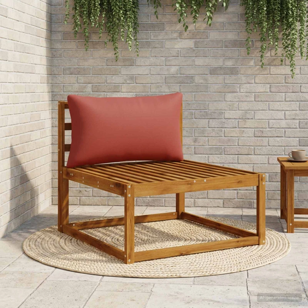 Atlošo pagalvė PUTTEN 100% poliesteris Raudona 70 x 40 x 15 cm