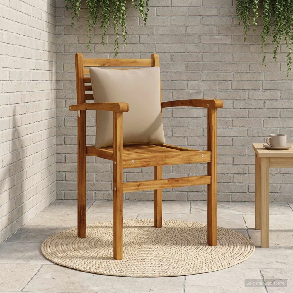 Atlošo pagalvė PUTTEN 100% poliesteris Taupe 40 x 40 x 15 cm