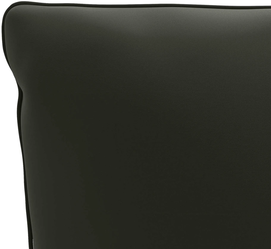 Atlošo pagalvė PUTTEN 100% poliesteris Juoda 120 x 40 x 15 cm