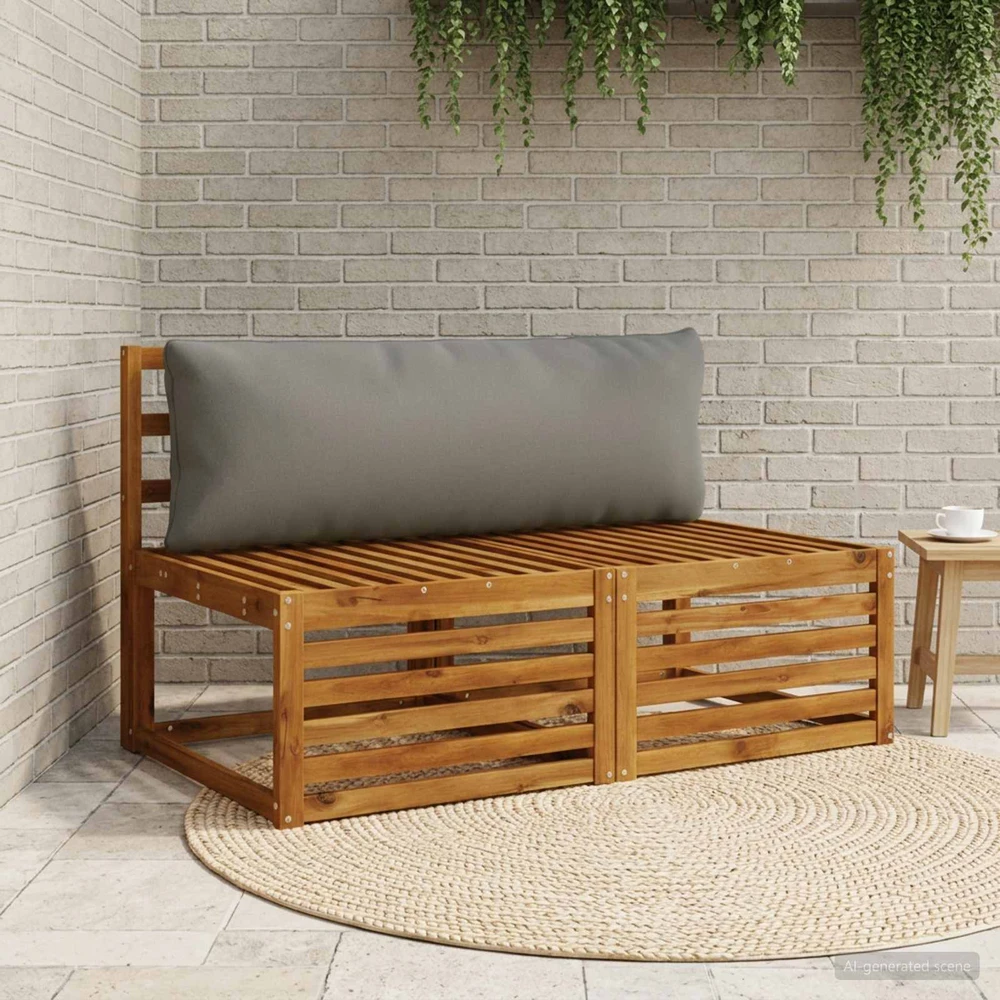 Atlošo pagalvė PUTTEN 100% poliesteris Pilka 120 x 40 x 15 cm