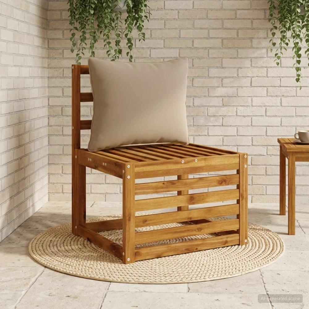Atlošo pagalvė PUTTEN 100% poliesteris Taupe 60 x 40 x 15 cm