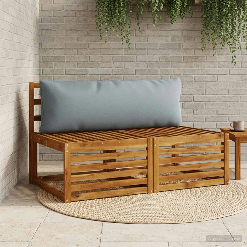 Atlošo pagalvė PUTTEN 100% poliesteris Mėlyna 120 x 40 x 15 cm