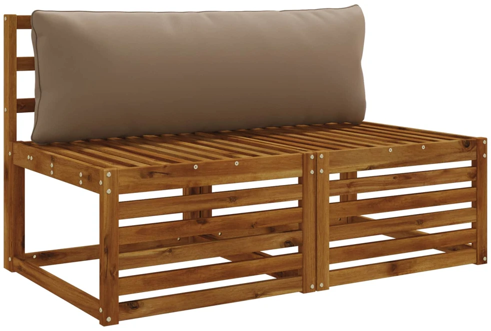 Atlošo pagalvė PUTTEN 100% poliesteris Taupe 120 x 40 x 15 cm
