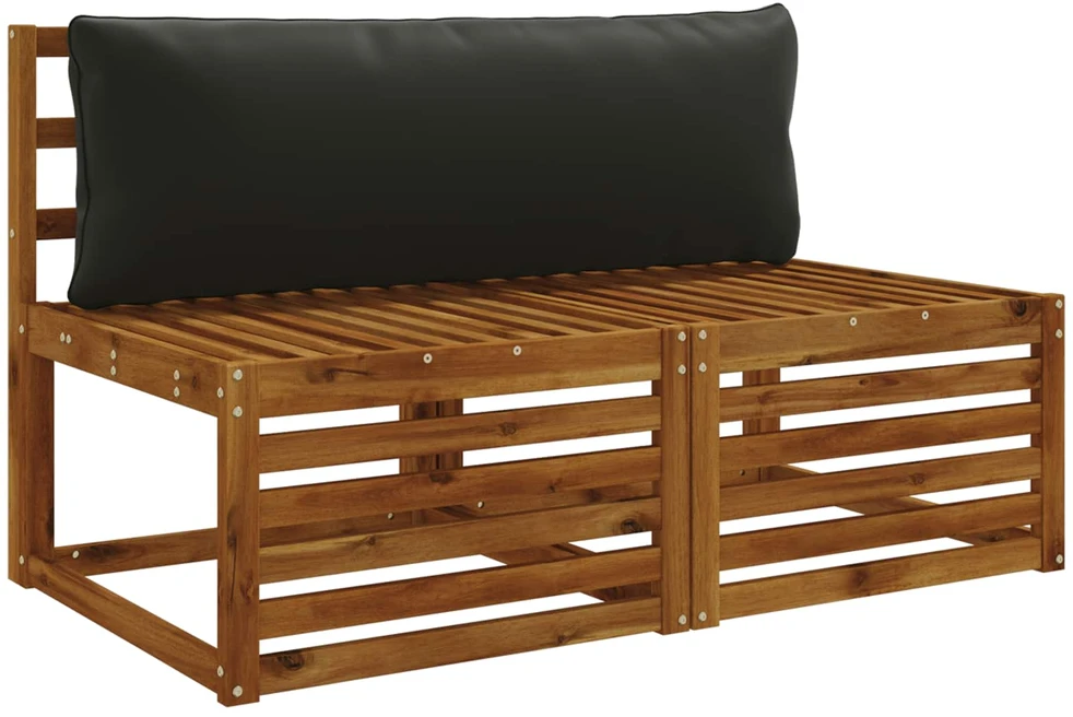 Atlošo pagalvė PUTTEN 100% poliesteris Juoda 120 x 40 x 15 cm