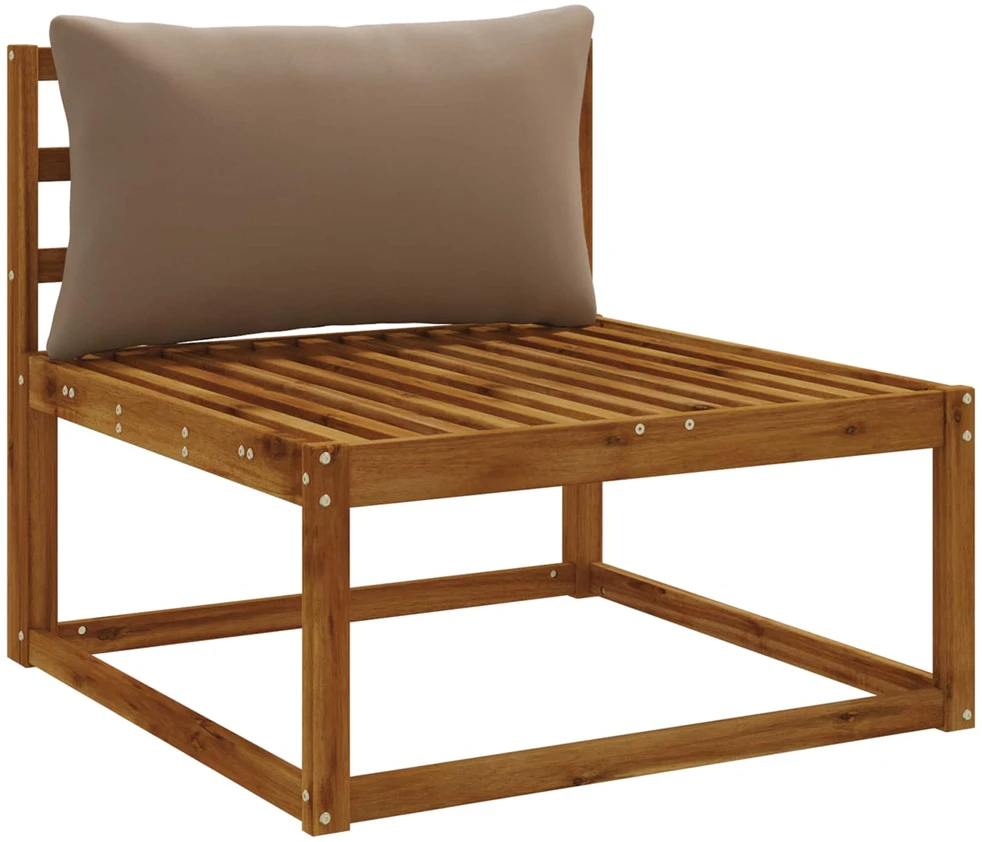 Atlošo pagalvė PUTTEN 100% poliesteris Taupe 80 x 40 x 15 cm