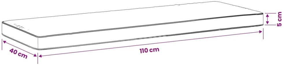 1 dalies suoliuko pagalvė VUGHT 100% poliesteris Rožinė