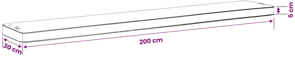 1 dalies suoliuko pagalvė VUGHT 100% poliesteris Turkio