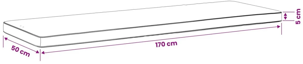 1 dalies suoliuko pagalvė VUGHT 100% poliesteris Kreminė