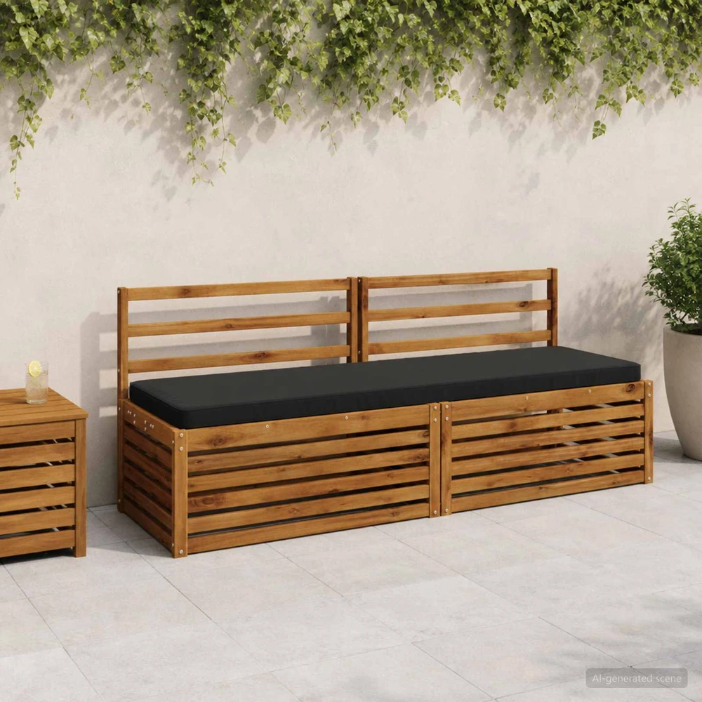 1 dalies suoliuko pagalvė VUGHT 100% poliesteris Juoda