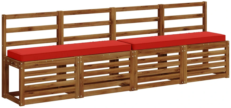 1 dalies suoliuko pagalvė VUGHT 100% poliesteris Raudona