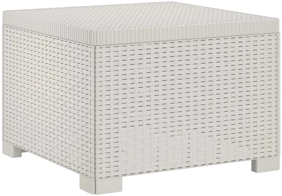 1- vietis Sodas Sofas Ratanas PP Balta 55 x 55 x 39 cm