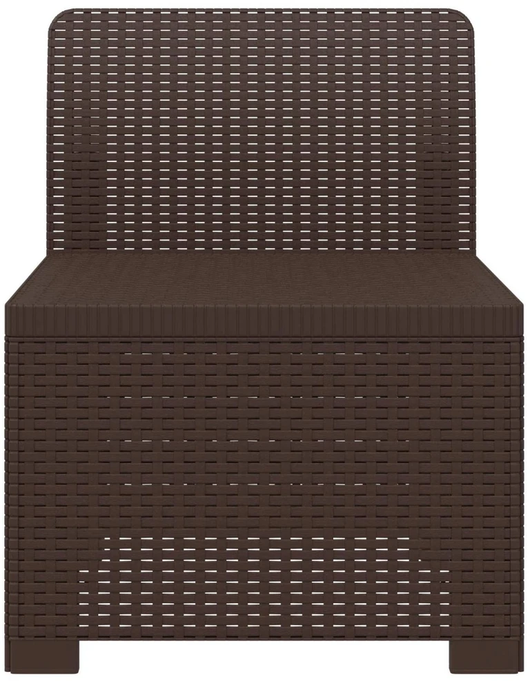 1-Vietis Sodo Sofas, Atrodo kaip Ratano PP Ruda