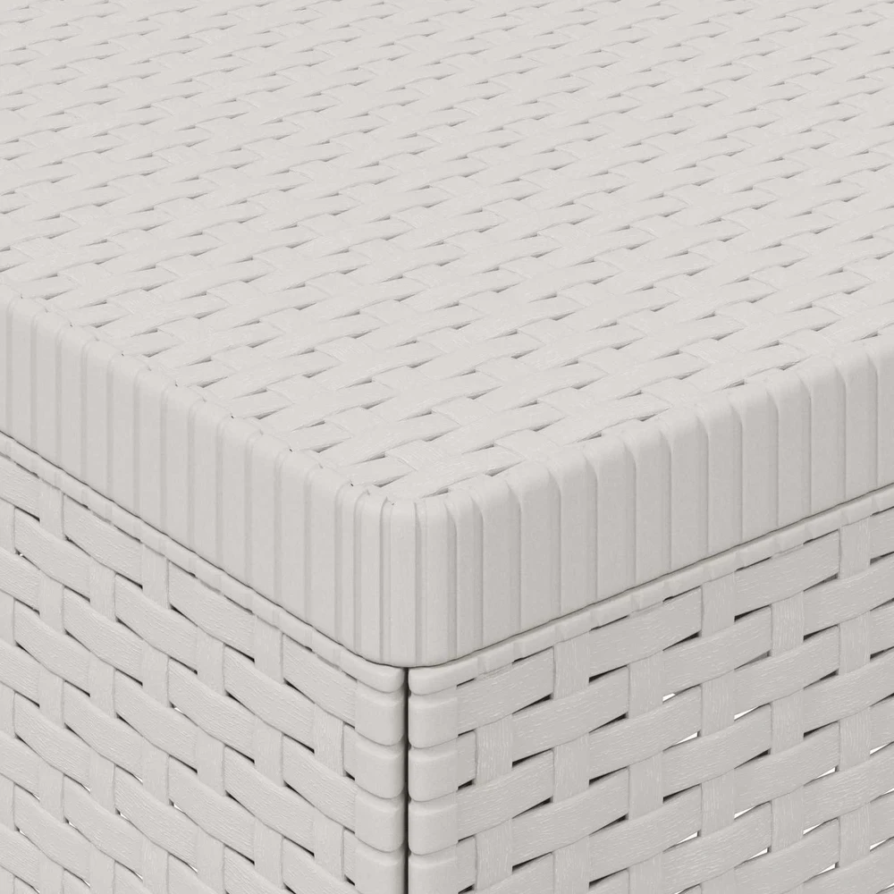 1- vietis Sodas Sofas Ratanas PP Balta 55 x 62 x 70,5 cm