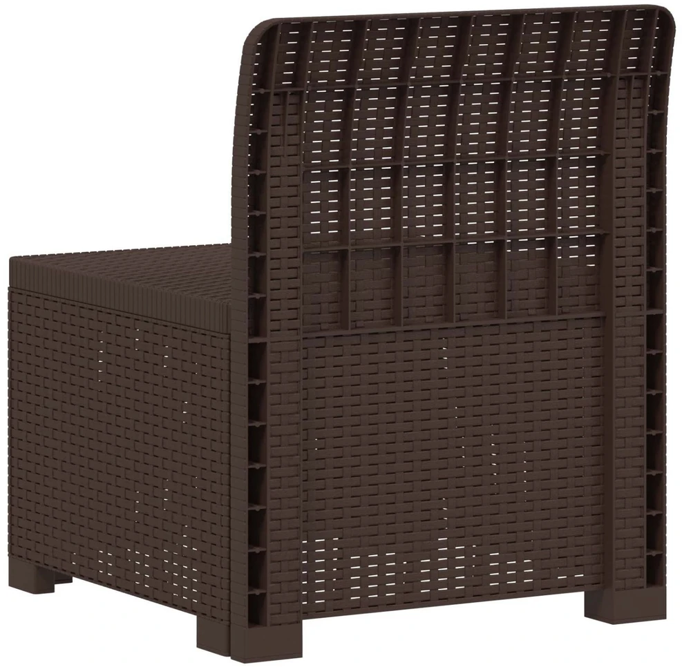 1-Vietis Sodo Sofas, Atrodo kaip Ratano PP Ruda
