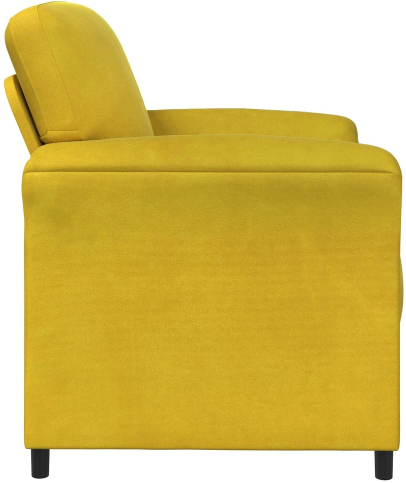 1 vietos sofa Geltona 88 x 83 x 95 cm Aksomas